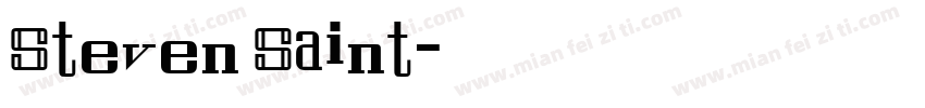 Steven Saint字体转换